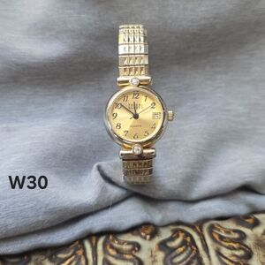 Faded Glory Women’s Date Watch – Two-Tone Expandable Bracelet